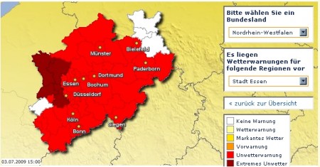 Wetterwarnung